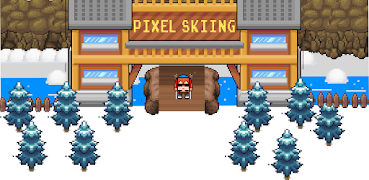 برنامه‌نما Pixel Skiing عکس از صفحه