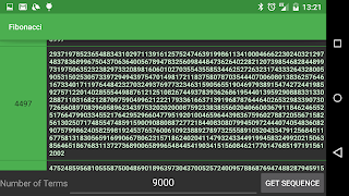 Последовательность Фибоначчи скриншот 2