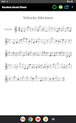 برنامه‌نما Random Music Sheet عکس از صفحه