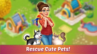 4 Schermata Solitaire Pet Haven - Relaxing