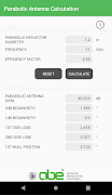 برنامه‌نما RF Calculator عکس از صفحه