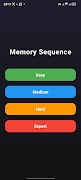Memory Sequence Challenge تصوير الشاشة 1