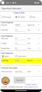 Pipe Flow Calculator V1 截图 1