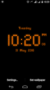 Dotted digital clock lwp ภาพหน้าจอ 2