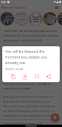 1 Schermata Blessed Quotes and Sayings