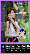 برنامه‌نما Text on Photo Editor عکس از صفحه