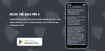 guide for Arlo Pro 4 Screenshot 1