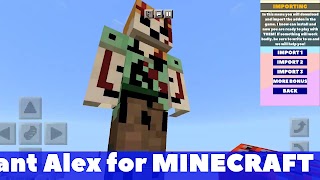 Giant Alex Mod Minecraft PE 截图 2
