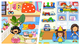 My Pretend Home & Family captura de pantalla 5
