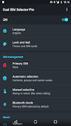 برنامه‌نما Dual SIM Selector عکس از صفحه