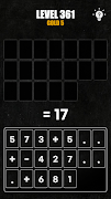 Dark Math - Math Puzzle Game تصوير الشاشة 7