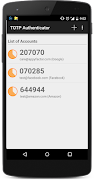 TOTP Authenticator Basic syot layar 1