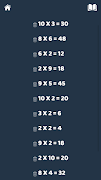 Multiplication Table 스크린샷 7