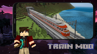Train Mod Addon for Minecraft تصوير الشاشة 2