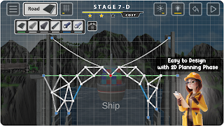 PolyBridge Construction Ekran Görüntüsü 1