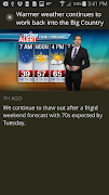 KTXS Weather syot layar 2