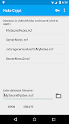 Note Crypt Safe with Password screenshot 1
