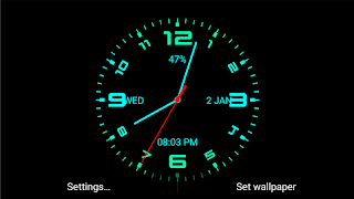 Analog Clock Live Wallpaper screenshot 1
