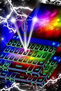 Clavier de couleurs Affiche
