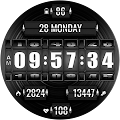DIGI Flip Rotary 12 Watch face