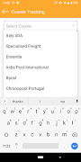 Courier Tracking اسکرین شاٹ 1