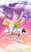 Magical Unicorn Lock Screen تصوير الشاشة 4