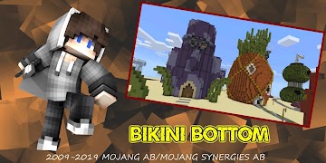 Map Bikini Bottom : MCPE Craft โปสเตอร์