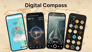 Compass - GPS Map Camera Affiche