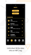 NFC Writer Tool - RFID reader captura de pantalla 5