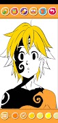 برنامهنما Meliodas Coloring Pages 2 عکس از صفحه