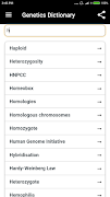 Genetics Dictionary syot layar 1