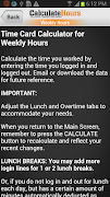 Time Card Calculator Pro 스크린샷 7
