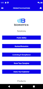 Biometrica Mobile اسکرین شاٹ 1