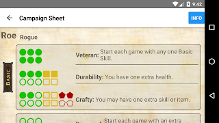 2 Schermata Campaign Sheet for ODD