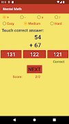 Mental Math screenshot 1