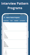 Python Pattern Programs syot layar 1
