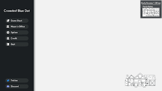 Guide for Crowded Blue Dot poster