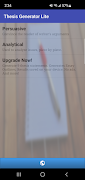 Thesis Generator Lite screenshot 2