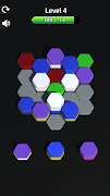 Hexagon Stack: Sort Colors imagem de tela 1
