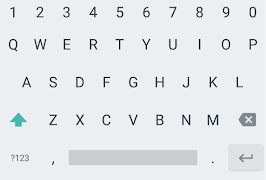 برنامه‌نما keyboard عکس از صفحه
