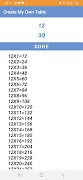 Create My Own Math Table screenshot 3