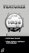 Simple Bits Watch Face ảnh chụp màn hình 1
