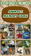 Animals Memory Game ภาพหน้าจอ 1