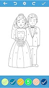 Bride&Groom Coloring By Number Screenshot 3