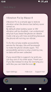 Vibration Fix x Battery Saver 포스터
