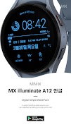 MIMIX 한글 일루미네이트 A12 워치페이스 Screenshot 3