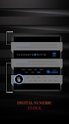 Numeric Live Clock WallPaper captura de pantalla 3