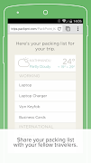 PackPoint travel packing list screenshot 6