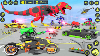 برنامه‌نما Dino Robot Car Transform Games عکس از صفحه