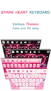 Sparkling Heart Keyboard تصوير الشاشة 4